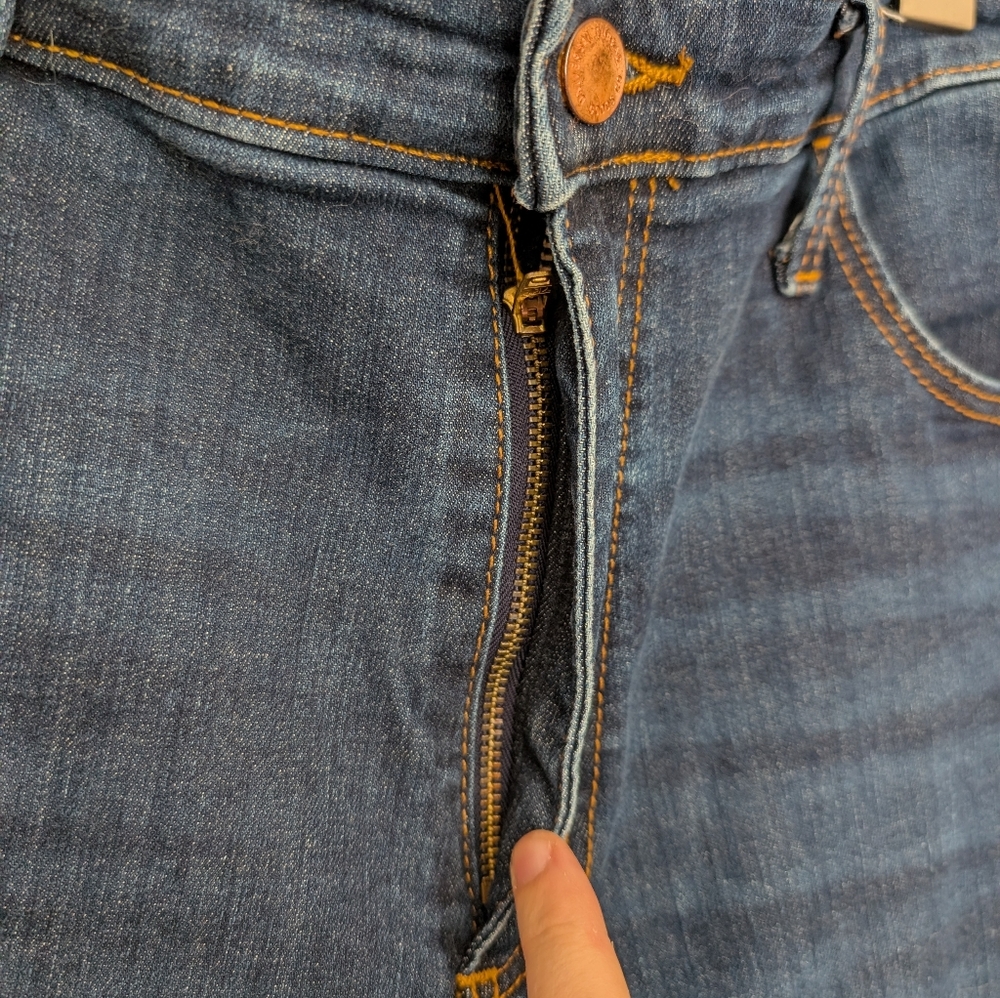 Universal Thread Dark Blue Skinny Jeans 14/32 Long - Picture 4 of 7